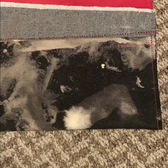 Leather & Denim Custom-Made Clutch - Picture 10 of 16